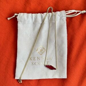 Kendra Scott Red Pendant Necklace